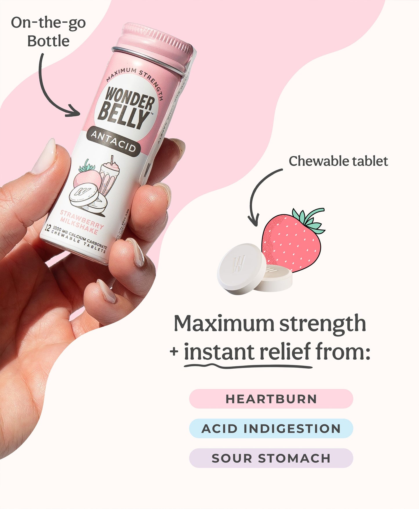 Strawberry Milkshake On-The-Go