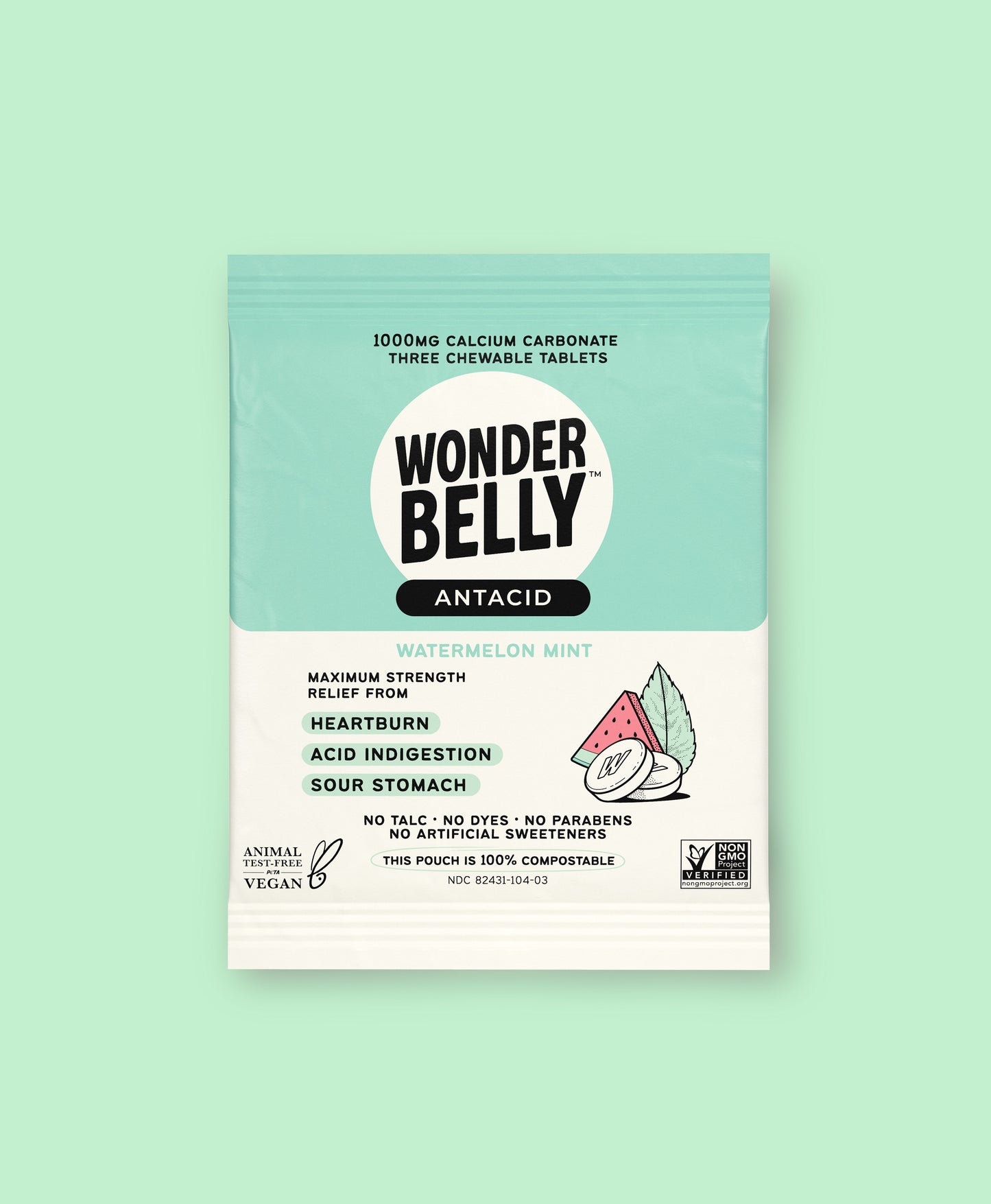 Watermelon Mint Travel Packs - Front